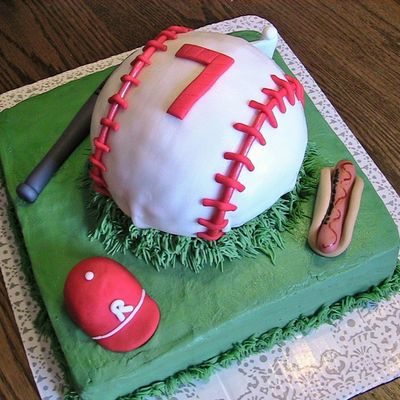 #7 Baseball Cake
