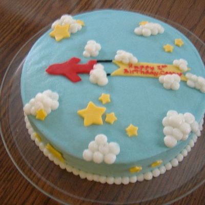 Airplane With Banner 1St Birthday