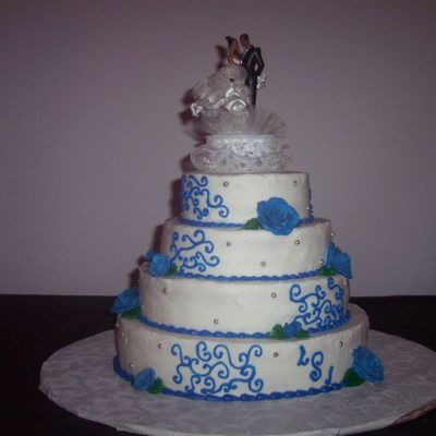 Blue And Silver Wedding