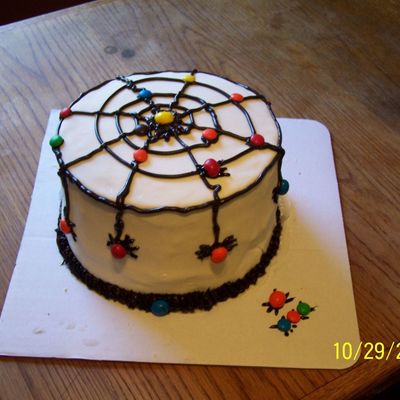 Spider Web Cake