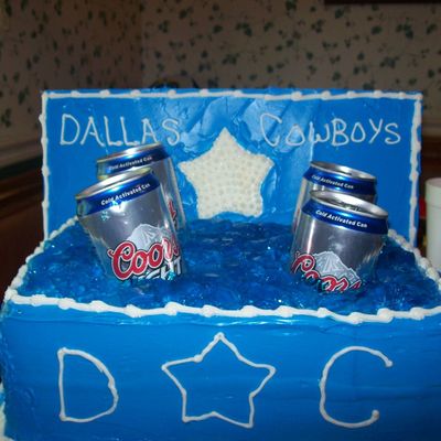 Dallas Cowboys Cooler Cake