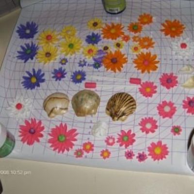 Fondant/gumpaste Shells And Flowers