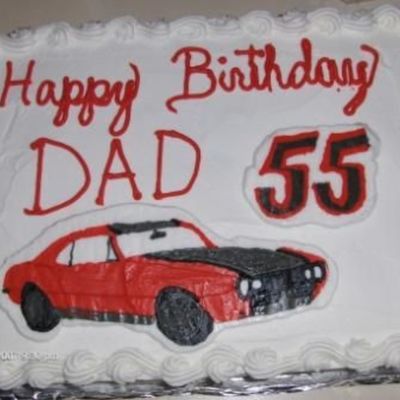 Camaro Buttercream Transfer