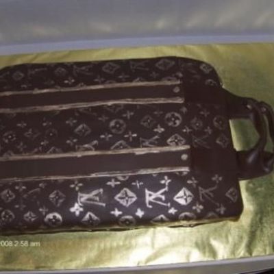 Brown Lv Cake