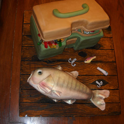 Tackle Box And Fish