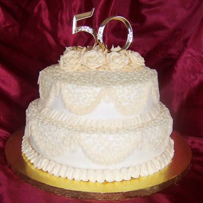 50Th Anniversary Cake