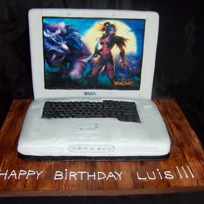 Laptop Cake