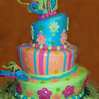 Whimsical Birthday Cake