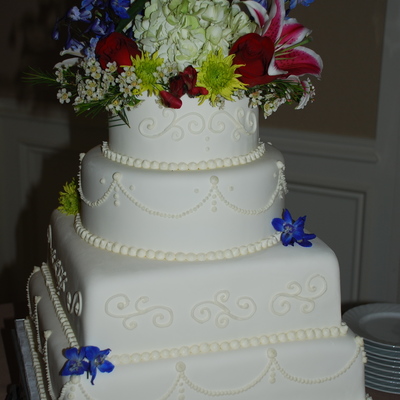 4 Tier Wedding Cake