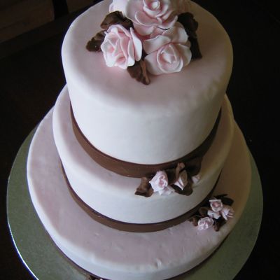 Pink And Brown With Roses