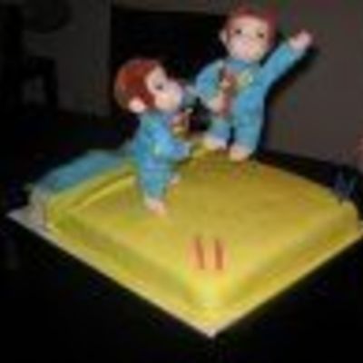 Curious George Cake