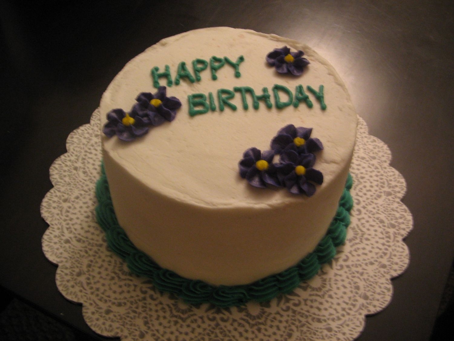 Buttercream Birthday Cake