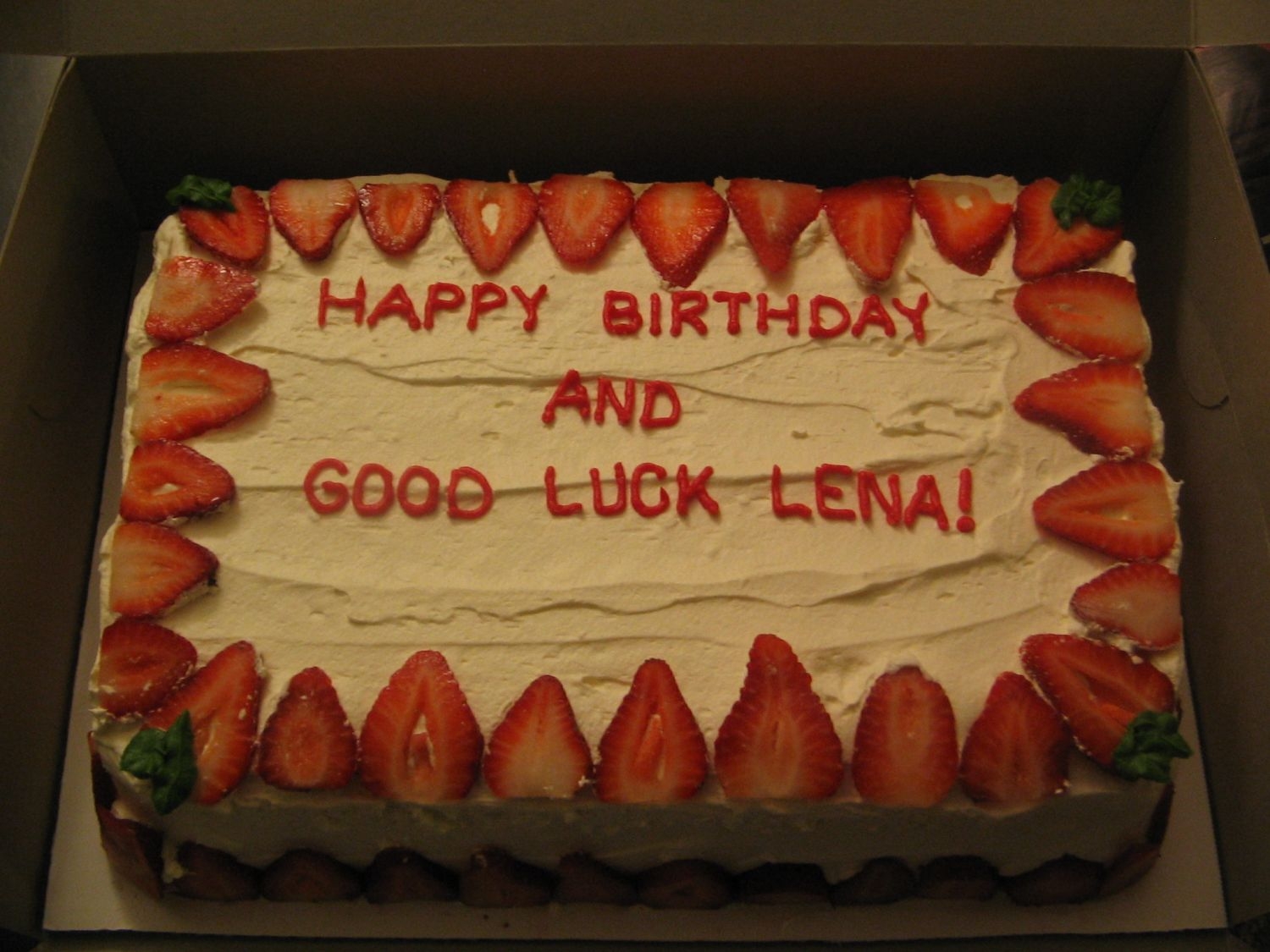 Cool Whip & Strawberries