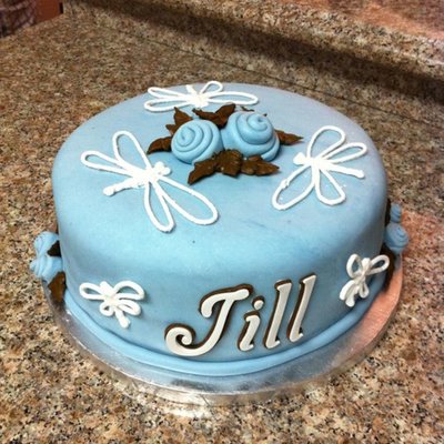 Dragonfly Cake