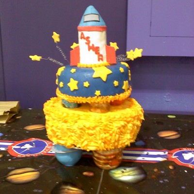 Outer Space Cake
