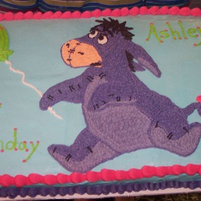Eeyore From Winnie The Pooh Birthday Cake