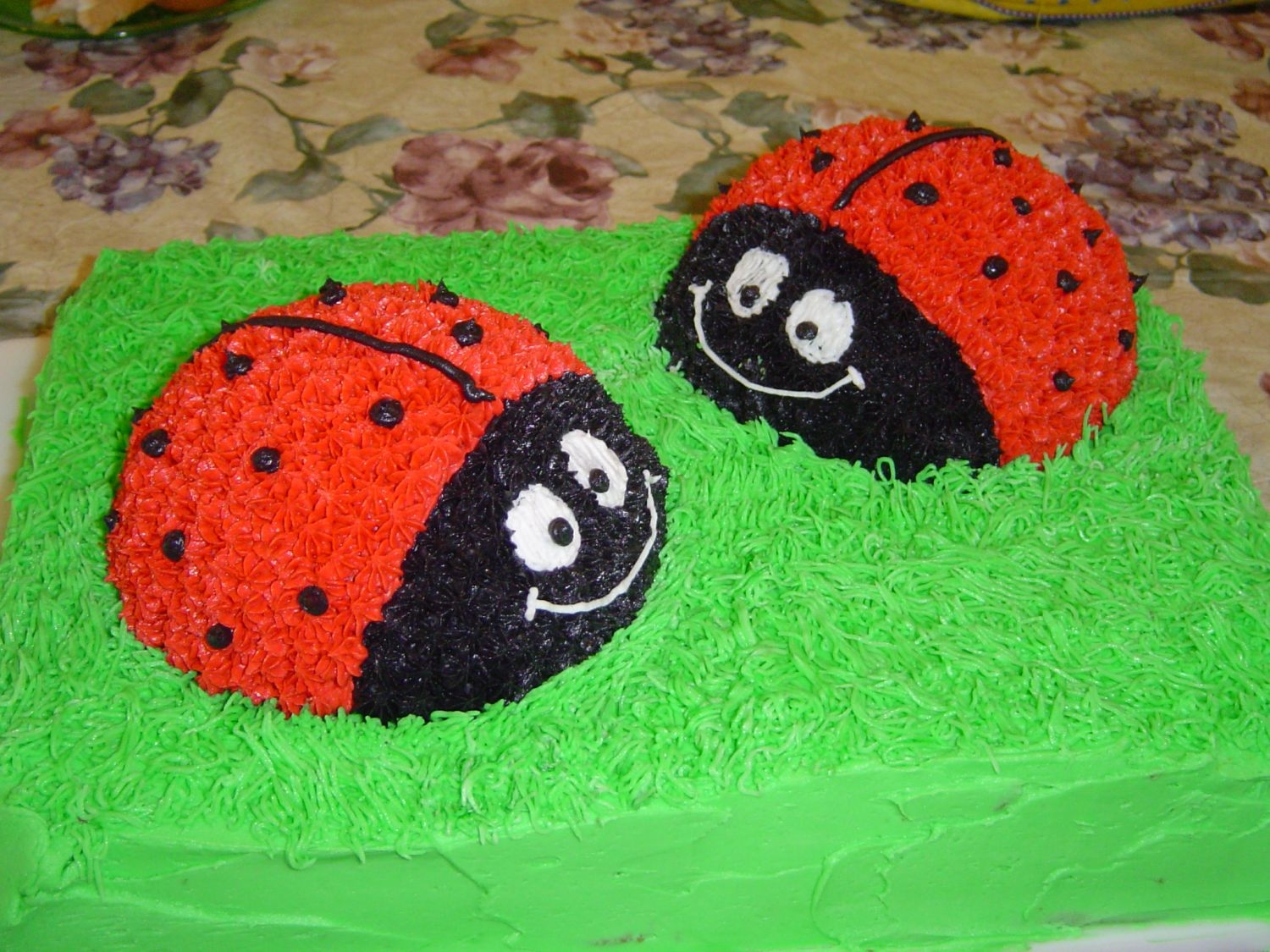 Ladybug Birthday Cake