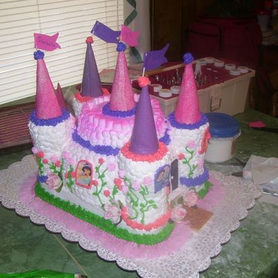 Princess Castle Cake
