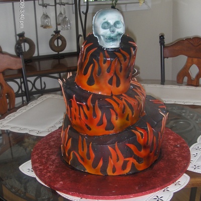 Gothic Birthday Cake