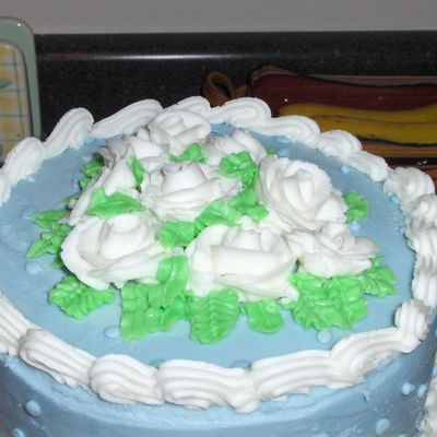 Wilton Class 2 Final Cake Top View