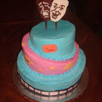 Movie Themed Birthday Cake