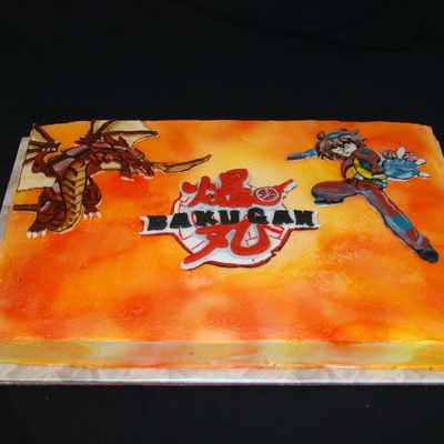 Bakugan Cake