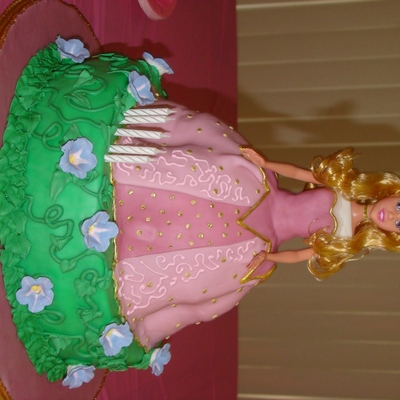 Sleeping Beauty Doll Cake