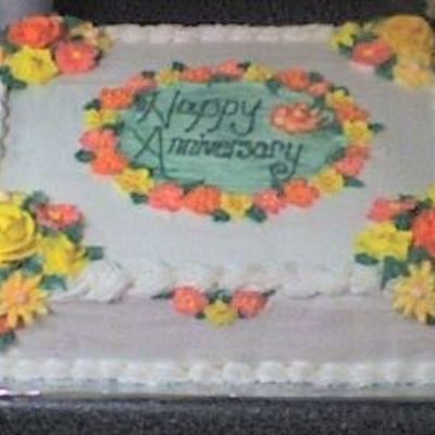 Anniversary Cake For A Coworker