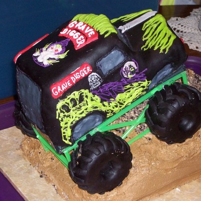 Grave Digger Cake