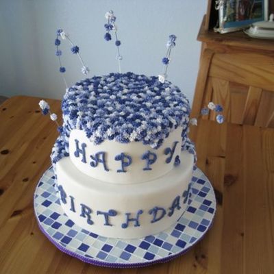 Mosaic & Purple Birthday