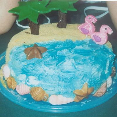 Flamingo Cake