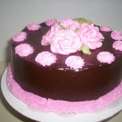Chocolate Ganache Birthday Cake