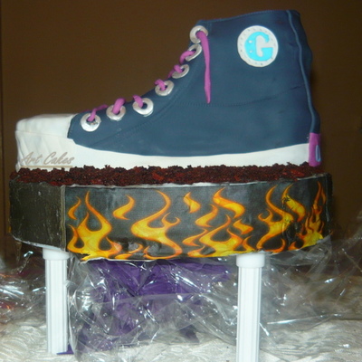 Sneaker Cake For My Niece's 10Th B'day.