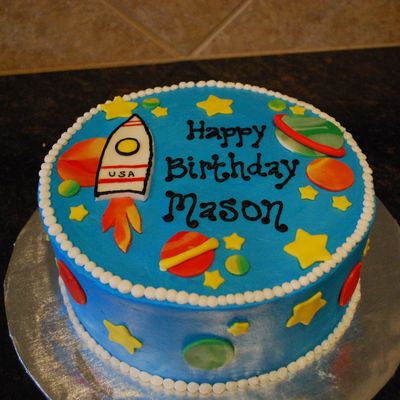 Space Birthday Cake