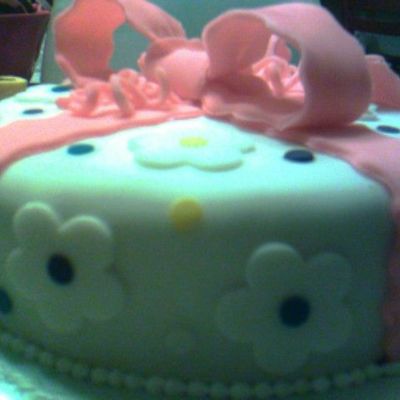 Course 3 Fondant Gift Cake - Another View