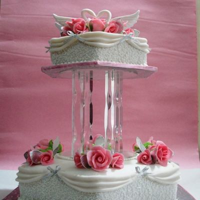 Silver Anniversary Cake