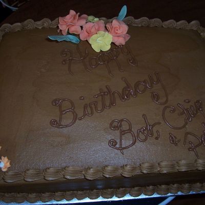 Simple Birthday Cake.