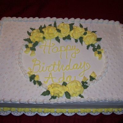 My Mom's 83Rd Birthday Cake
