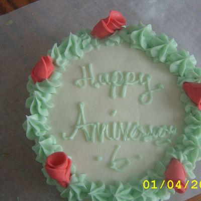 My 6Th Anniversary Cake