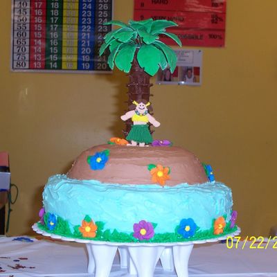 Luau Cake