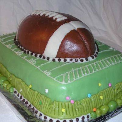 Sophia's Football Cake
