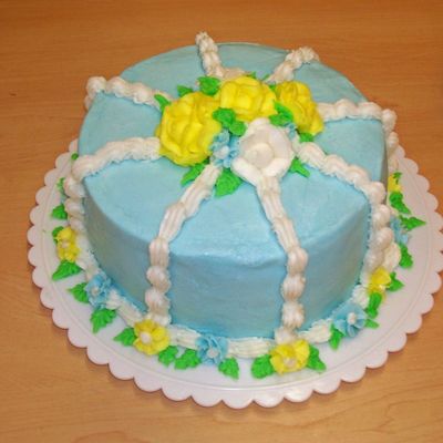 Final Wilton Course 1 Cake