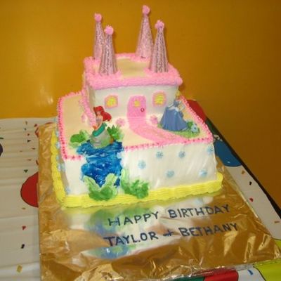 Princess Cake With Castle