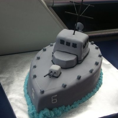 Navy Retirement Cake