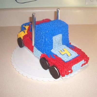 Optimus Prime Back View