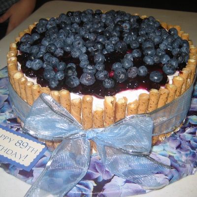 Blueberries And Pirouette Cookies