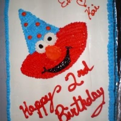 Elmo Birthday Cake