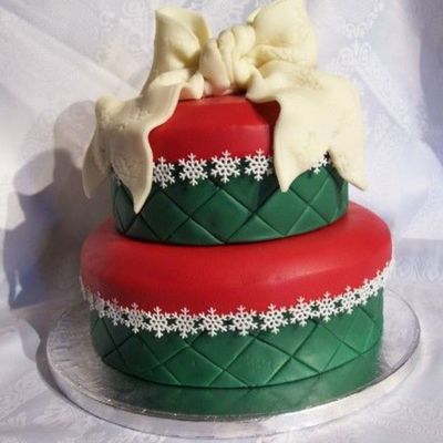 Stacked Christmas Cake