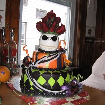 Nightmare Before Christmas Cake