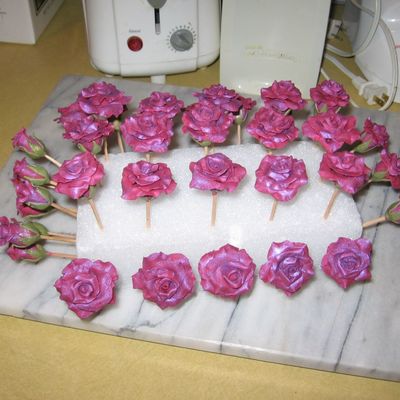 Fondant Roses For Class 3 Final